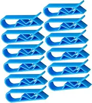 OFFSCH 50pcs Plastic Garbage Bin Clips Anti-Slip Trash Can Bag Fixing Clips for Waste Baskets Strong Clamp for Secure Trash Bag Hold for Home Kitchen Office More