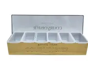 Courvoisier Bar Condiment, Fruit, Snack Caddy, Assorted Food Tray, New