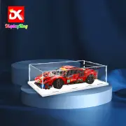 Display King - Acrylic Display Case for LEGO(R) Ferrari 488 GTE "AF Corse #51" 42125 - No Background