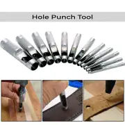 Round Hollow Hole Punch Tool Cutter Leather Craft Watch Bands Belts Canvas Paper