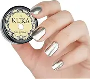 Mirror Chrome Nail Silver Powder Pigment Nail Glitter Dust Shiny Effect Beauty Nail Art Tools