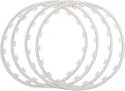 Wheel Protector Alloy Rim Protector,15-20 Inch Rim Protector,Friction Resistant,High Quality Wheel Protector,Extends Wheel Life,Decorative Strips For Autotuning(White,19i