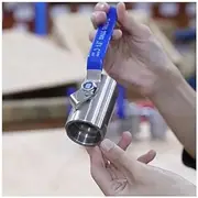 3-Way Ball Valve Stainless， 1pcs 1/4" 3/8" 3/4" 1" Stainless Steel 304 Wide Type Female Thread DN8-DN32 Water Pipe Valve Switch(0.25 Inch)