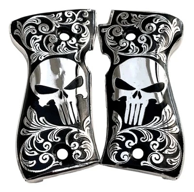 Cachas Browning Bda Caliber 380 100nx Punisher Skull Grip MADE IN MEXICO