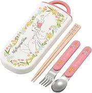 Skater TACC2AG-A Trio Set Chopsticks, Spoon and Fork, with My Neighbor Totoro Mei, Antibacterial, Made in Japan