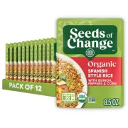 SEEDS OF CHANGE Certified Organic Spanish Style Rice With Quinoa, Peppers & C...