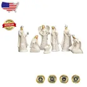 Exclusive 7-Piece Nativity Set: Holy Family, 3 Kings & Gloria Angel, 7.5-Inch