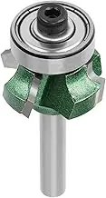 R1 R2 R3 Woodworking Milling Cutter, 4 Teeth Trimming Cutter, Woodworking Engraving Machine, Smooth Edge Trimmer Router Bit, Tungsten Steel Teeth for Trimming After Edge Banding