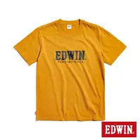 在飛比找momo購物網優惠-【EDWIN】男裝 復古LOGO短袖T恤(土黃色)