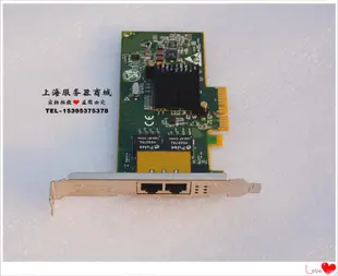 曙光浪潮拆機82576EB PCIe 4X1000M雙口網卡 匯聚 軟路由E1G42ET