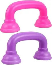 UTHCLO 2pcs Kids Toy Phone Speech Development Feedback Colorful Handset Props for Early Education