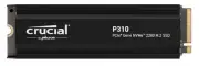 Crucial P310 2TB Gen4 2280 NVMe SSD w Heatsink 7100/6000 MB/s R/W 440TBW 1000...