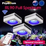 PopBloom RL90 Marine Led Aquarium Light Full Spectrum Coral REEF Grow Tank Light