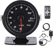 CAMMUS 60mm Tinted OBD2 Racing EGT Exhaust Gas Temperature, 17 Color Display, Exhaust Temperature Meter, OBD2 Kit
