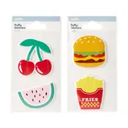 2 Pack Puffy Stickers - Assorted