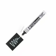 42500 Sakura Pentouch Paint Marker, 2.0mm Medium, White Ink, Box of 12