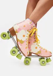 Blooming Lane Floral Roller Skates