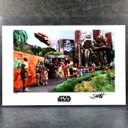 Star Wars Weekends 2013 Star Tours Art LE 2/5AP Signed Stephen Hayford 11x17 COA