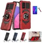 For Samsung Galaxy A23 5G, Ring Kickstand Case + Tempered Glass Screen Protector