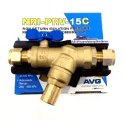 AVG NRI-PRV-15C 15mm ½" Non Return Isolation Pressure Reducing Combo Valve, Reg
