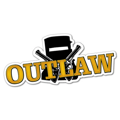 Outlaw Ned Kelly Sticker Aussie Car Flag 4x4 Funny Ute #5593EN