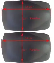 Rear fender 2pcs 150cc 250cc Go Kart SunL KinRoad Kandi Roketa JCL Dune Buggy