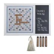 Wall Mounted Magnetic Scrabble Board - Beach Style - 0.9m x 0.6m