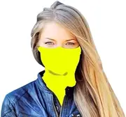 [Headskinz] HI-VIZ UPF50+ Solar Shield Fluoro Yellow Neck Gaiter - Multifunctional, Face Bandana, Neck Scarf, Face mask, Headband, Fishing, Motorbike, Running, Camping, Outdoors, Sun Protection