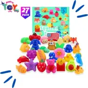 Squishy Toys 27-Pack – Kawaii Mochi Squishies for Kids, Perfect Party Favors