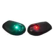 Sea-Dog Black Side Mount LED Navigation Lights 1 NM Port & Starboard 400078-1
