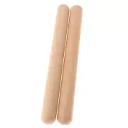 8 Inch Wooden Percussion Sticks with Velvet, Percussion