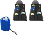 2 x Car Seat Organiser + Bluetooth Speaker
