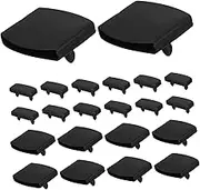 COOPHYA 36pcs Bed Holders Bed Frame Brackets Plastic Caps Replacement Reinforcement Rod Easy Mounting for Wood Frames