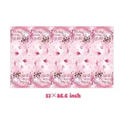 Western CowGirl Theme Tablecloth Plastic 180cm x 108cm