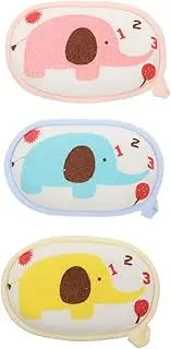 minkissy Sponges Set Pack of Soft Comfortable Bath Scrubbers Shower Puff for Toddlers Fun Cartoon Design