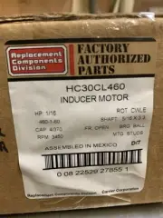 Carrier RTU HC30CL460 Inducer motor. Brand New