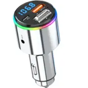 FM Transmitter Car Bluetooth Stereo MP3 Player AUX Handsfree PD QC3.0 Charger
