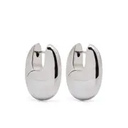 [Tom Wood] Tom Wood Medium Pebble Earrings ONE SIZE SILVER