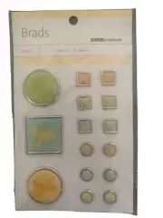 Kaisercraft Scrapbook Brads Little Man Brads Plane Baby 15 Pack card Making