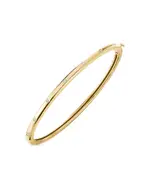 Roberto Coin 18K Gold Classica Diamond Pave Thin Bangle Bracelet