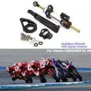 For Honda CBR600RR Steering Damper Stabilizer Mount CNC Safety Control 2005-2006