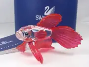 Swarovski Siamese Fighting Fish Red MIB #660941