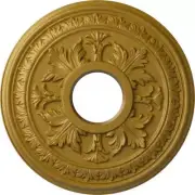 Ekena Millwork Ceiling Medallions 1-1/2" X 15-3/8" Polyurethane, Pharaohs Gold