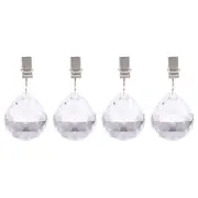Pizzazz Acrylic Crystal Tablecloth Weights (Set of 4)