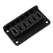 Black 78MM Metal Fixed Top Load Guitar Tailpiece Guitar Hardtail Saddle Bridge