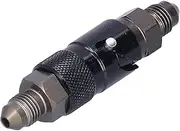 Brake Line Fitting, Aluminum Alloy AN3 Quick Release Connector, Brake Line Disconnect Fitting for Brake Line Oil Fuel Fluid Hose (SW-21033-BL)