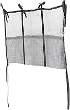 Luxshiny Trampoline Storage Mesh Bag Multi Grid Pocket for Shoes Easy Installation Ventilated Design Keeps Clutter Off Ground for Outdoor Trampoline Use