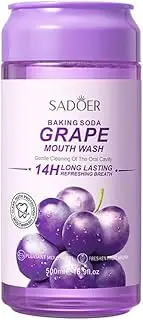 Grape Baking Soda Mouthwash,Long-Lasting Breath Freshener, 500ml