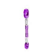 2PCS Universal Aluminum Motorcycle Handlebar Cross Bar Foldable Flexible Handle Bar purple