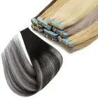 Balayage Thick Tape In 100% Real Human Remy Hair Extensions Skin Wefts Full Head